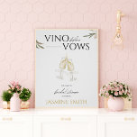 Vino före Vows Blommigt Möhippa Välkomsttecken Poster<br><div class="desc">Vino före Vows Soft Blommigt Möhippa Välkomstskylt är perfektens sätt att välkomna gäster till den blivande briden speciella dagen. Det här tecknet har en mjuk blommigt med rosa och lila blommor och en illustration av vin glas. Tecknet skrivs ut på högkvalitativt kort lagrar och är designat att visa vid ingången...</div>