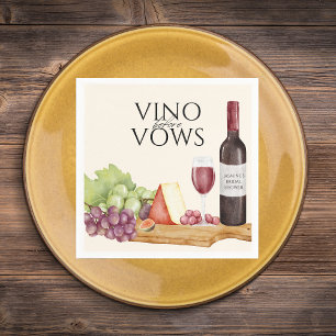 Vino före Vows Charcuterie Board Möhippa Pappersservett