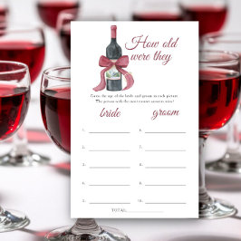 Vino före vows Hur gamla var de bröllop