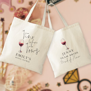 Vino Före Vows Maid of honor Namn Möhippa Tygkasse