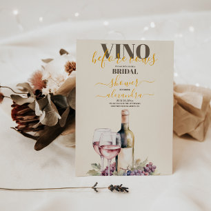 Vino Före Vows Möhippa Bachelorette Inbjudningar