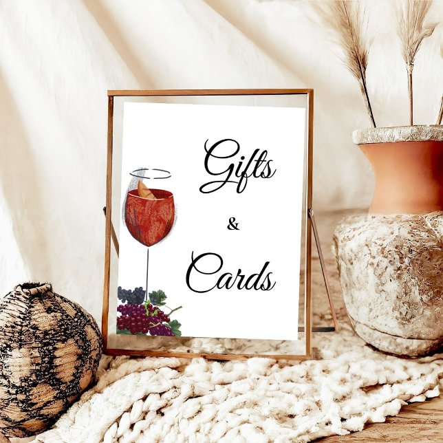 Vino före vows-Möhippan presenterar och kort Poster (Skapare uppladdad)