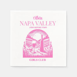 Vino före vows napa pappersservett