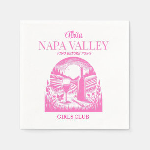 Vino före vows napa pappersservett