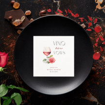 Vino före Vows Rosa Vin Tema Möhippa