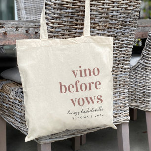 Vino före vows vintrike möhippa tygkasse