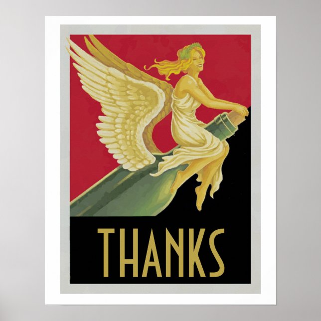 Vino-Vin Merlot Poster, personalisera Poster (Framsidan)