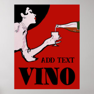 Vino-Vin Vintage Dam Poster