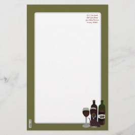 Vino Vixen - (skönheten i Flaska) Brevpapper