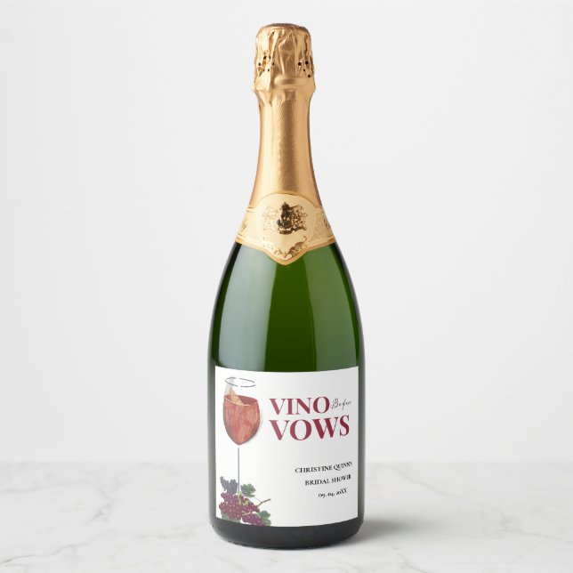 Vinobefore vows Vin Tasting möhippa (Framsida)