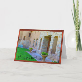 Vinodling- & cykelfödelsedag för gammal värld kort