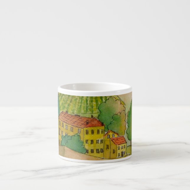 Vinodling i Chianti Espressomugg (Framsidan)