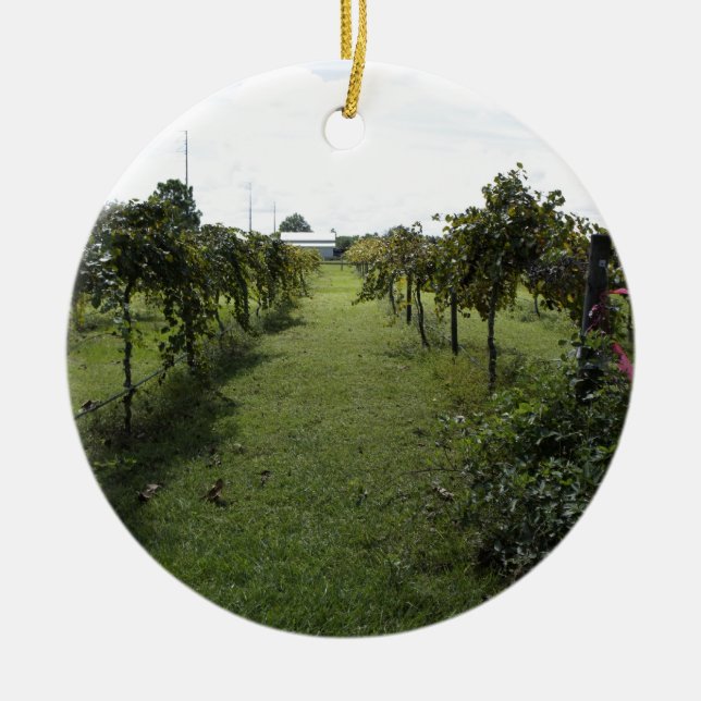 Vinodling Julgransprydnad Keramik (Framsidan)