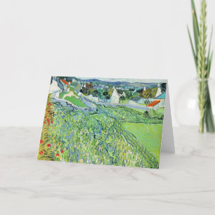 Vinodlingar i Auvers av Vincent van Gogh Kort