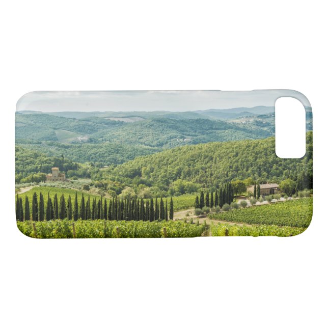 Vinodlingslandskap på morgonen i Chianti. Case-Mate iPhone Skal (Baksida (horisontal))