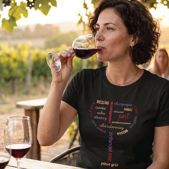 Vinomodern typografi t shirt (Skapare uppladdad)