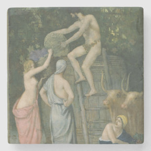 Vinpressen av Pierre Puvis de Chavannes Underlägg Sten