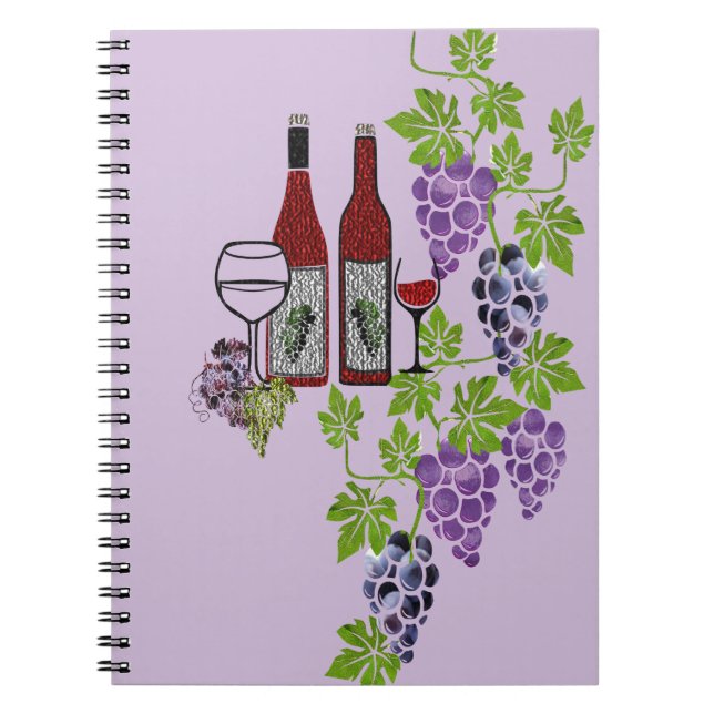 Vinrecept & Smakningsbok Anteckningsbok (Framsidan)