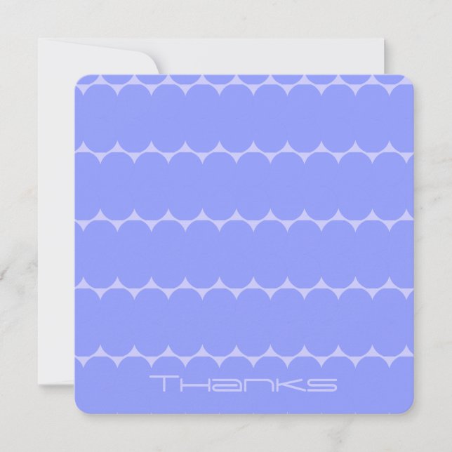 Vinröd Mönsterdesign Tack Kort (Framsida)