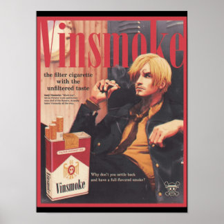 Vinröken Sanji Cigarette Edition Poster