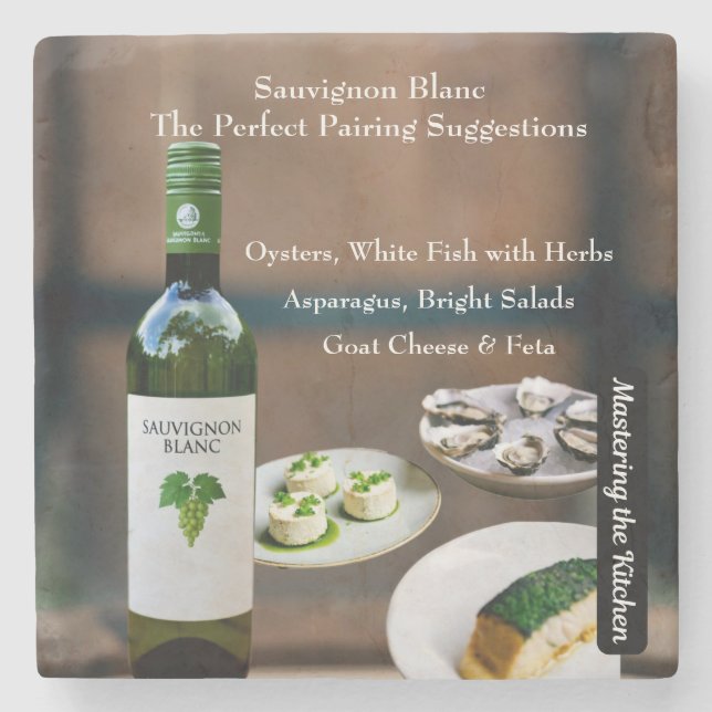 Vinsammanställningsguide för Sauvignon Blanc Stenunderlägg (Framsidan)