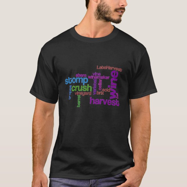 Vinskördord T Shirt (Framsida)