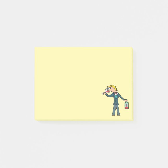 Vinsmakning för Sommelier Post-it Block (Framsida)