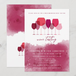 Vinsmakning, Inflyttningsfest Inbjudningar
