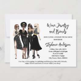 Vinsmycken och vänners Trunk Show Inbjudningar