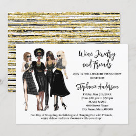 Vinsmycken och vänners Trunk Show Inbjudningar
