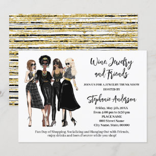 Vinsmycken och vänners Trunk Show Inbjudningar