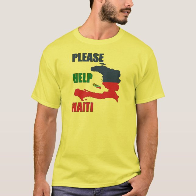 Vinst - Hjälp Haiti T Shirt (Framsida)