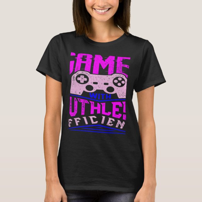 VINST I SPEL MED RULLSAM EFFEKTIVITET Gaming T Shirt (Framsida)