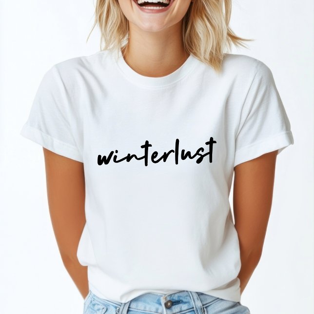 Vinst | Vintermodern, minimal jul T Shirt (Skapare uppladdad)
