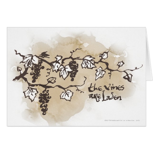 Vinsterna är lastade hälsningskort (Framsidan Horizontal)