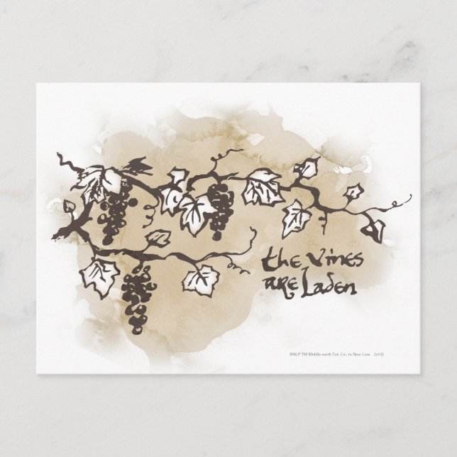 Vinsterna är lastade vykort (Framsida)