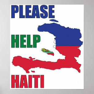 Vinsterna att hjälpa Haiti Poster