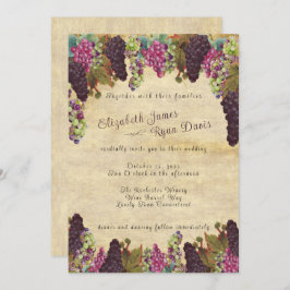 Vinsterna Rustic Bröllop Inbjudningar