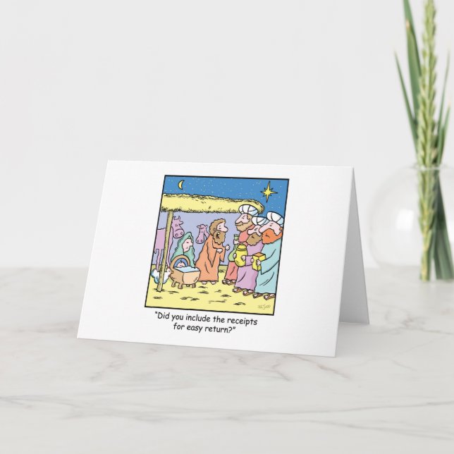 Vinstinkter för julTecknad Helgkort (Framsida)