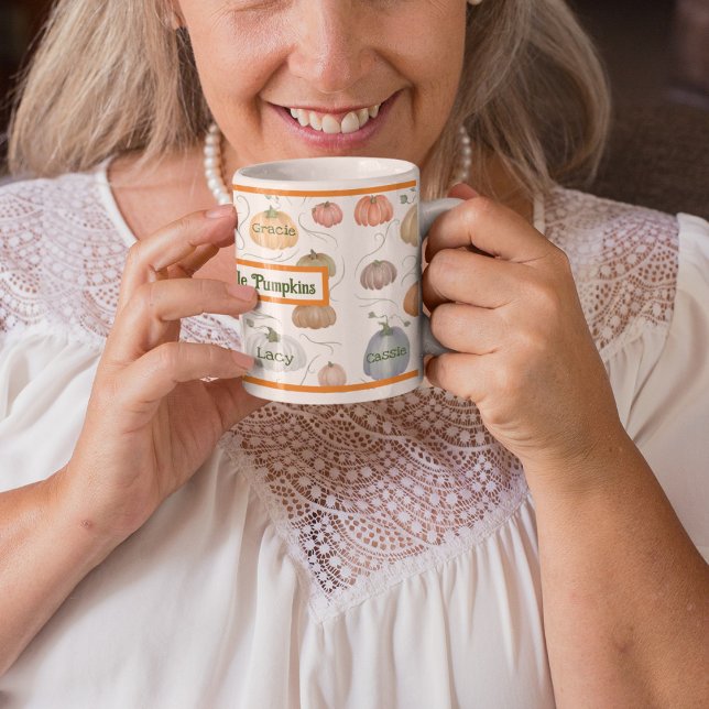 Vinstockar för färgning av vindruvor pumpruta kaffemugg (Skapare uppladdad)