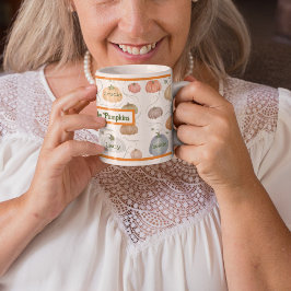 Vinstockar för färgning av vindruvor pumpruta kaffemugg