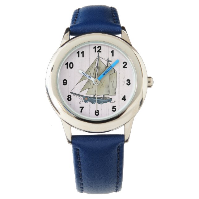 vintag Segelschiff Armbandsur (Framsida)