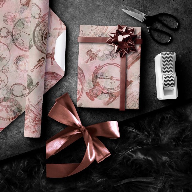 Vintagar | Victorian Steampunk Ephemera Presentpapper (Skapare uppladdad)