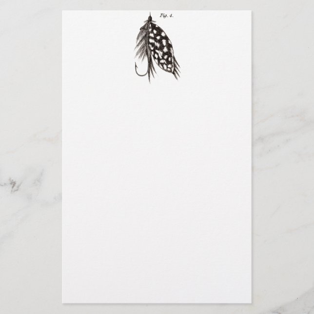 Vintage1800s som metar drag för brevpapper (Framsida)