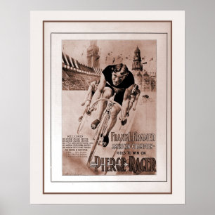 Vintage1900samerikan som cyklar mästare poster