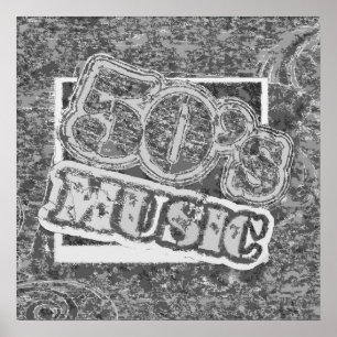 Vintage50-talmusik - affisch