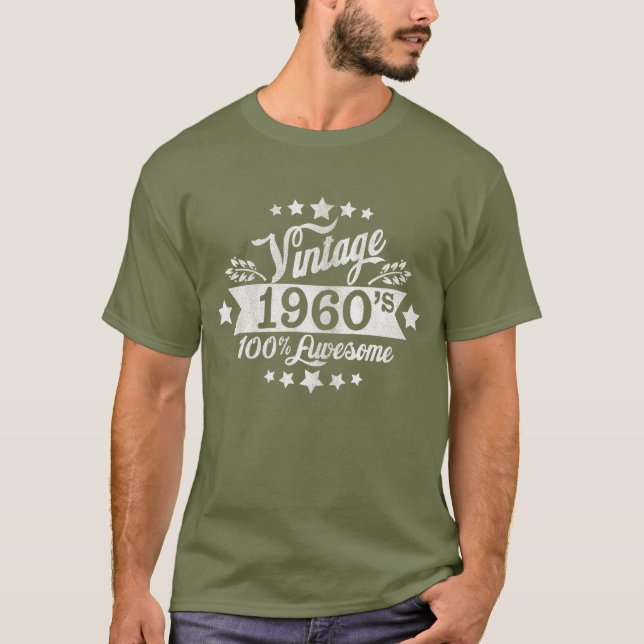 Vintage60-tal T-shirt (Framsida)