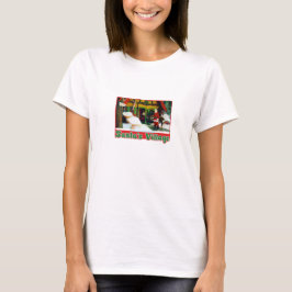 Vintage60-talSantas skjorta för vykort för by Tee Shirt