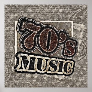 Vintage70-talmusik - affisch