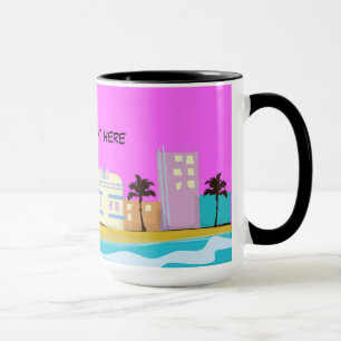 Vintage80-talMiami affisch Mugg